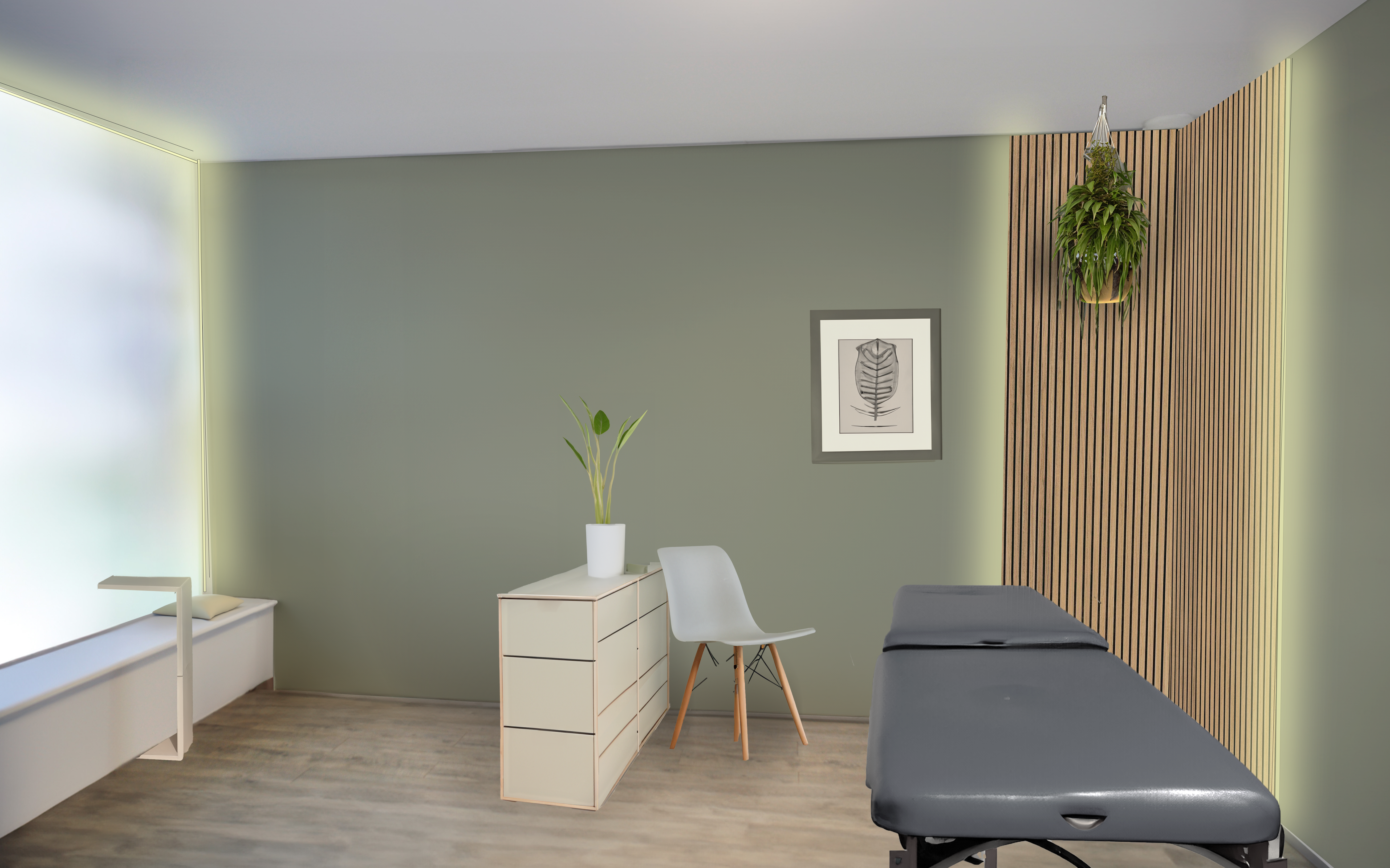 Photoshop composition of the room 1 designed